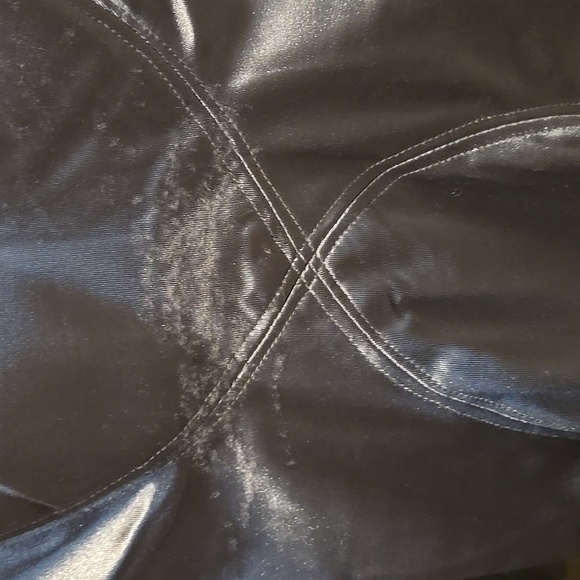 Satin low v dress - Picture 2 of 4